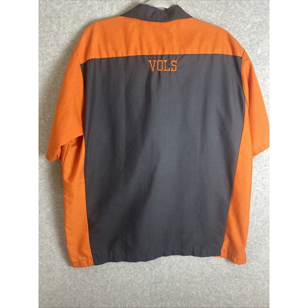 Vintage UT Tennessee Vols Pinstripe Garage Shirt Embroidered Red Kap Men’s XL 🔥 - Picture 2 of 7